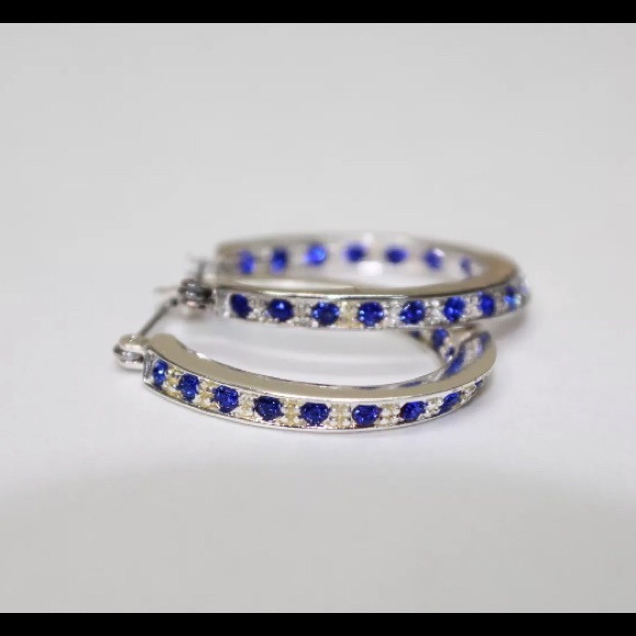 Avon Jewelry - September Birthstone Colored Hoop Earrings